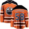 Pánské NHL Edmonton Oilers dresy 58 Anton Slepyshev Breakaway Oranžový Fanatics Branded Domácí