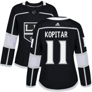 Dámské NHL Los Angeles Kings dresy 11 Anze Kopitar Authentic Černá Adidas Domácí