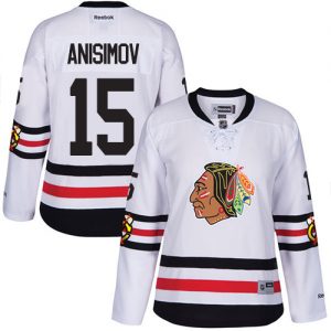 Dámské NHL Chicago Blackhawks dresy 15 Artem Anisimov Authentic Bílý Reebok 2017 Winter Classic