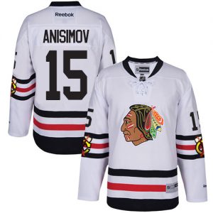 Dětské NHL Chicago Blackhawks dresy 15 Artem Anisimov Authentic Bílý Reebok 2017 Winter Classic