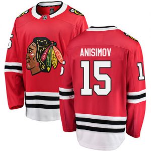 Dětské NHL Chicago Blackhawks dresy 15 Artem Anisimov Breakaway Červené Fanatics Branded Domácí