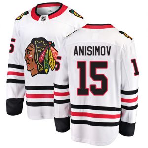 Dětské NHL Chicago Blackhawks dresy 15 Artem Anisimov Breakaway Bílý Fanatics Branded Venkovní