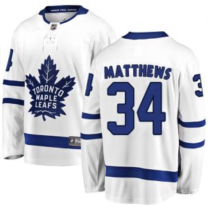 Dětské NHL Toronto Maple Leafs dresy 34 Auston Matthews Breakaway Bílý Fanatics Branded Venkovní