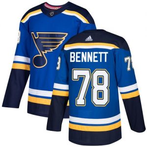 Pánské NHL St. Louis Blues dresy 78 Beau Bennett Authentic královská modrá Adidas Domácí