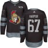 Pánské NHL Ottawa Senators dresy 67 Ben Harpur Authentic Černá Adidas 1917 2017 100th Anniversary