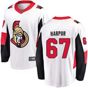 Pánské NHL Ottawa Senators dresy 67 Ben Harpur Breakaway Bílý Fanatics Branded Venkovní