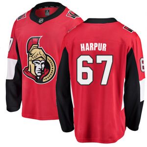Dětské NHL Ottawa Senators dresy 67 Ben Harpur Breakaway Červené Fanatics Branded Domácí