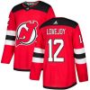 Pánské NHL New Jersey Devils dresy 12 Ben Lovejoy Authentic Červené Adidas Domácí 1