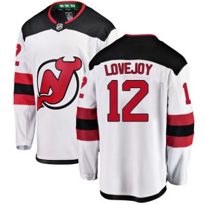 Pánské NHL New Jersey Devils dresy 12 Ben Lovejoy Breakaway Bílý Fanatics Branded Venkovní 1