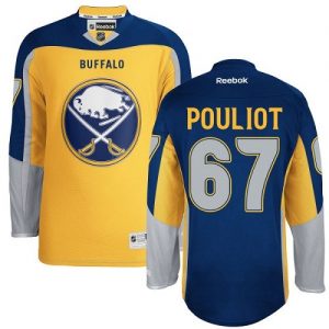 Pánské NHL Buffalo Sabres dresy Benoit Pouliot 67 Authentic Zlato Reebok Alternativní hokejové dresy