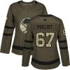 Dámské NHL Buffalo Sabres dresy Benoit Pouliot 67 Authentic Zelená Adidas Salute to Service