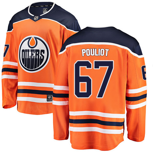 Pánské NHL Edmonton Oilers dresy Benoit Pouliot 67 Breakaway Oranžový Fanatics Branded Domácí