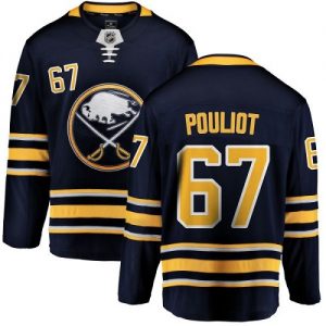 Dětské NHL Buffalo Sabres dresy Benoit Pouliot 67 Breakaway Námořnická modrá Fanatics Branded Domácí