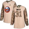 Pánské NHL New York Islanders dresy 31 Billy Smith Authentic Camo Adidas Veterans Day Practice