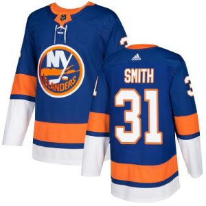 Pánské NHL New York Islanders dresy 31 Billy Smith Authentic královská modrá Adidas Domácí