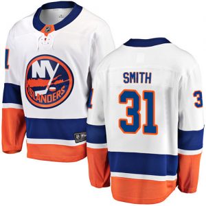 Pánské NHL New York Islanders dresy 31 Billy Smith Breakaway Bílý Fanatics Branded Venkovní