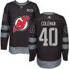 Pánské NHL New Jersey Devils dresy 40 Blake Coleman Authentic Černá Adidas 1917 2017 100th Anniversary 1