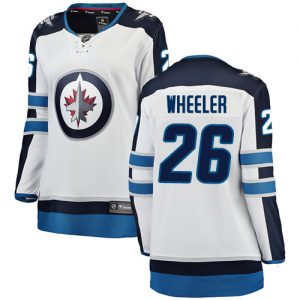 Dámské NHL Winnipeg Jets dresy 26 Blake Wheeler Breakaway Bílý Fanatics Branded Venkovní