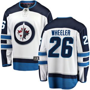 Dětské NHL Winnipeg Jets dresy 26 Blake Wheeler Breakaway Bílý Fanatics Branded Venkovní