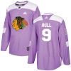 Dětské NHL Chicago Blackhawks dresy 9 Bobby Hull Authentic Nachový Adidas Fights Cancer Practice