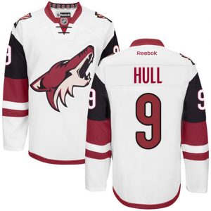 Dětské NHL Arizona Coyotes dresy 9 Bobby Hull Authentic Bílý Reebok Venkovní hokejové dresy