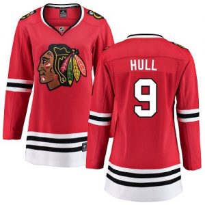 Dámské NHL Chicago Blackhawks dresy 9 Bobby Hull Breakaway Červené Fanatics Branded Domácí