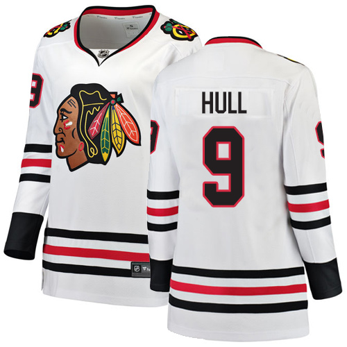 Dámské NHL Chicago Blackhawks dresy 9 Bobby Hull Breakaway Bílý Fanatics Branded Venkovní
