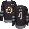 Pánské NHL Boston Bruins dresy Bobby Orr 4 Authentic Černá Adidas 1917 2017 100th Anniversary