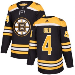 Pánské NHL Boston Bruins dresy Bobby Orr 4 Authentic Černá Adidas Domácí