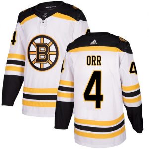 Pánské NHL Boston Bruins dresy Bobby Orr 4 Authentic Bílý Adidas Venkovní