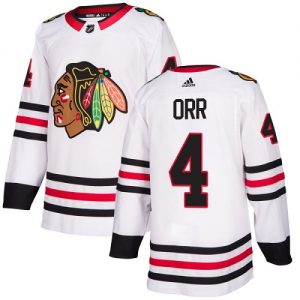 Dámské NHL Chicago Blackhawks dresy Bobby Orr 4 Authentic Bílý Adidas Venkovní
