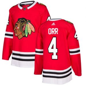 Dětské NHL Chicago Blackhawks dresy Bobby Orr 4 Authentic Červené Adidas Domácí
