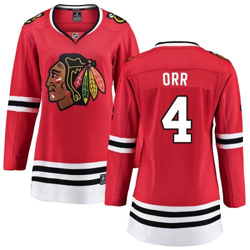 Dámské NHL Chicago Blackhawks dresy Bobby Orr 4 Breakaway Červené Fanatics Branded Domácí