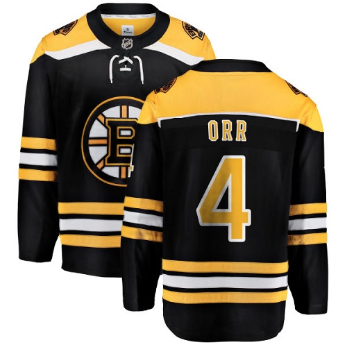 Dětské NHL Boston Bruins dresy Bobby Orr 4 Breakaway Černá Fanatics Branded Domácí