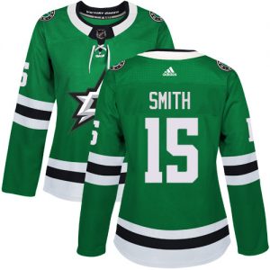 Dámské NHL Dallas Stars dresy 15 Bobby Smith Authentic Zelená Adidas Domácí