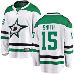 Dětské NHL Dallas Stars dresy 15 Bobby Smith Breakaway Bílý Fanatics Branded Venkovní
