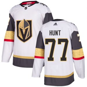 Pánské NHL Vegas Golden Knights dresy 77 Brad Hunt Authentic Bílý Adidas Venkovní
