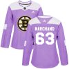 Dámské NHL Boston Bruins dresy Brad Marchand 63 Authentic Nachový Adidas Fights Cancer Practice