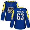 Dámské NHL Boston Bruins dresy Brad Marchand 63 Authentic královská modrá Adidas 2018 All Star Atlantic Division