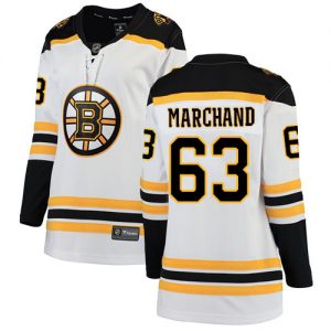 Dámské NHL Boston Bruins dresy Brad Marchand 63 Breakaway Bílý Fanatics Branded Venkovní
