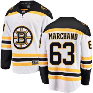 Dětské NHL Boston Bruins dresy Brad Marchand 63 Breakaway Bílý Fanatics Branded Venkovní