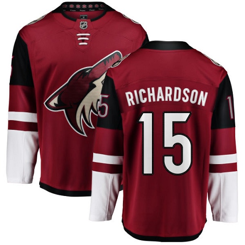 Dětské NHL Arizona Coyotes dresy 15 Brad Richardson Breakaway Burgundy Červené Fanatics Branded Domácí