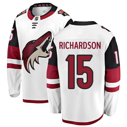 Dětské NHL Arizona Coyotes dresy 15 Brad Richardson Breakaway Bílý Fanatics Branded Venkovní