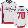 Pánské NHL Washington Capitals dresy 70 Braden Holtby Authentic Bílý Reebok Venkovní hokejové dresy