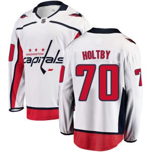 Pánské NHL Washington Capitals dresy 70 Braden Holtby Breakaway Bílý Fanatics Branded Venkovní