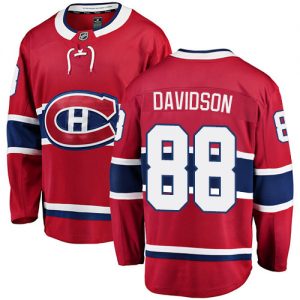 Pánské NHL Montreal Canadiens dresy 88 Brandon Davidson Breakaway Červené Fanatics Branded Domácí