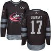 Pánské NHL Columbus Blue Jackets dresy 17 Brandon Dubinsky Authentic Černá Adidas 1917 2017 100th Anniversary