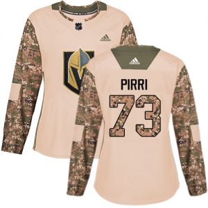 Dámské NHL Vegas Golden Knights dresy 73 Brandon Pirri Authentic Camo Adidas Veterans Day Practice