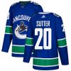 Dětské NHL Vancouver Canucks dresy 20 Brandon Sutter Authentic modrá Adidas Domácí