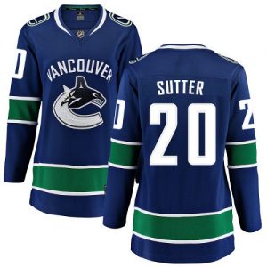 Dámské NHL Vancouver Canucks dresy 20 Brandon Sutter Breakaway modrá Fanatics Branded Domácí